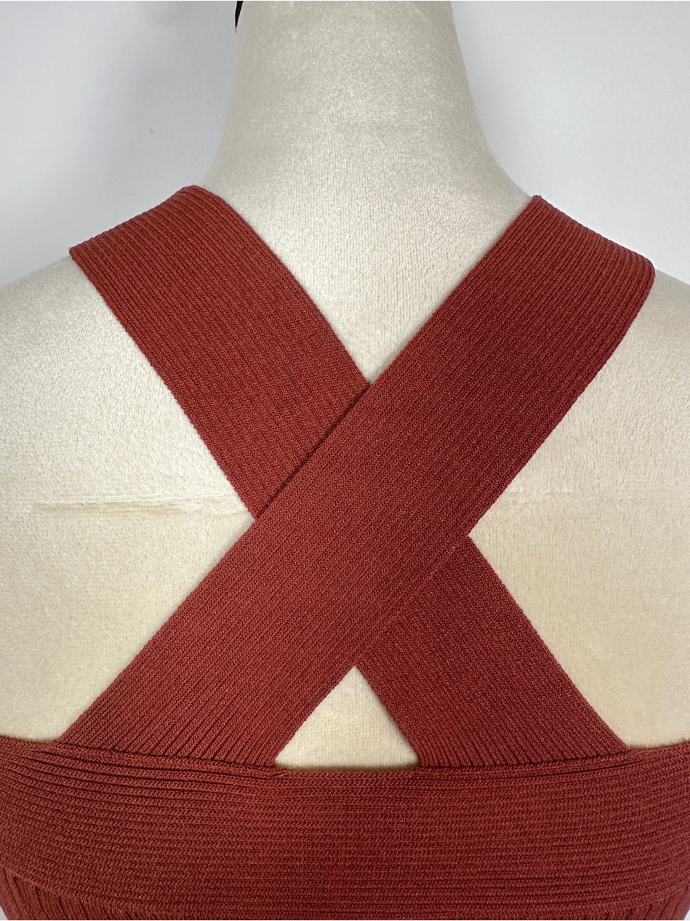 Sandro Paris Rib Knit Halter Top | Size 1 - Picture 5 of 6